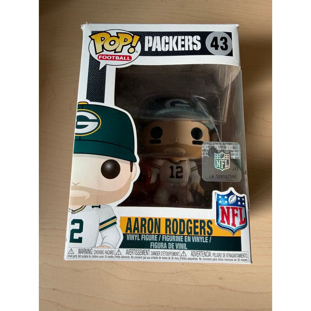 Funko Pop! NFL Football #43 Aaron Rodgers (Color Rush)